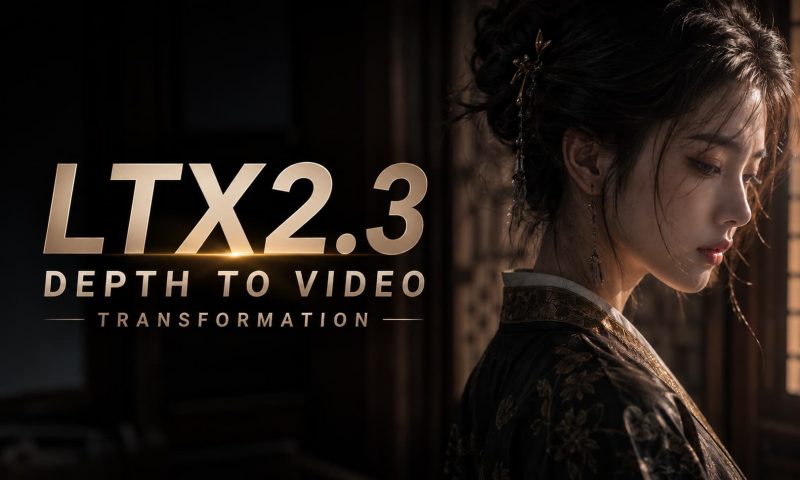 LTX 2.3 Depth-Guided Video-to-Video Workflow-DFCine